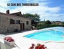 Location Gite 3* en Ardèche, piscine privée, à Colombier le Vieux