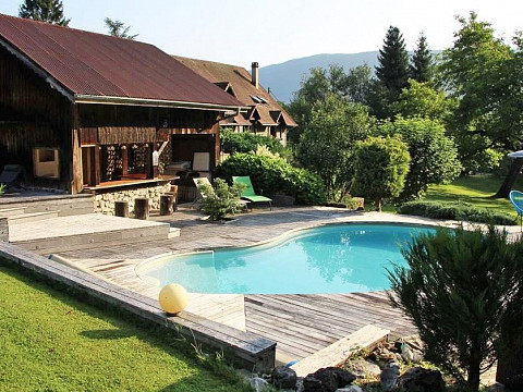 Chambres et table d'hôtes Chambéry, Aiguebelette, Savoie, sauna, parc
