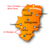 location gite Aragon