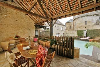 Périgourdine du XVIIe, piscine privée, près Sarlat, Dordogne, Périgord