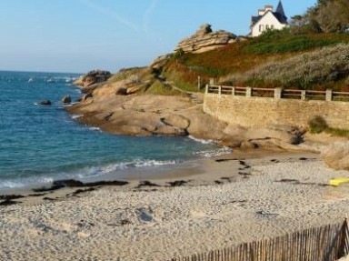 Vue sur mer, Pied dans l'eau, Coeur de Granit Rose, Trégastel