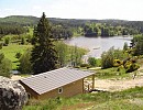 Chalet 35 m² dans un camping en Lozère, à Ribennes, lac de Ganivet