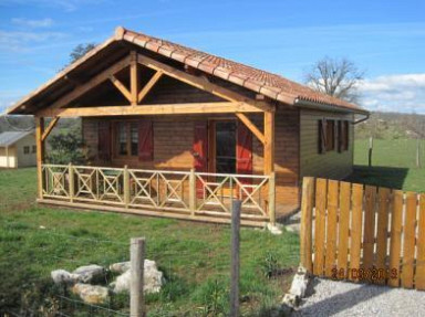 Gîte chalet Causses du Quercy sur le Causse de Martel en Quercy - Lot