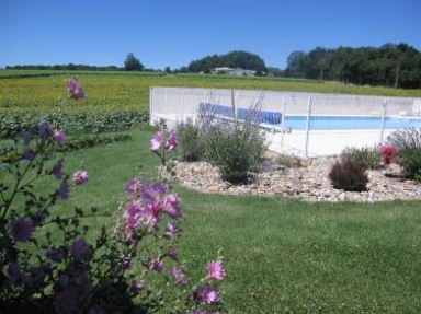 Gîte plain-pied 6 pers avec piscine à Semoussac en Charente-Maritime