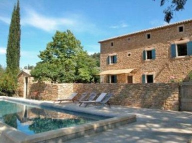 Mas provençal Gard, près d'Uzès pour 12 pers avec piscine, 5 chambres