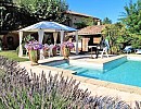 Gîte 2 terrasses Gard avec parc et piscine près d'Anduze et Uzès