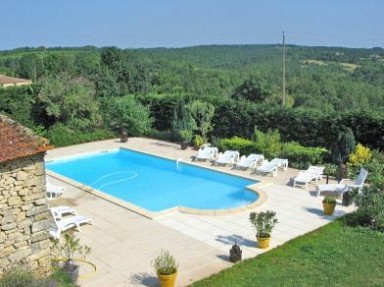 Gîte rural avec piscine à Saint Vincent Rive d'Olt - Proche de Cahors