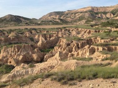 Gite rural 12 pers à Buñuel, au désert des Bardenas Reales, Navarre,