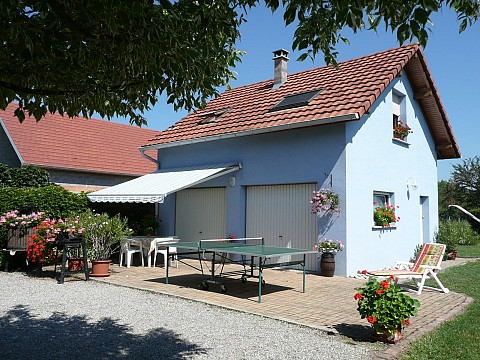 Gîte Oberhergheim - Alsace - Haut-Rhin - La Maison Bleue