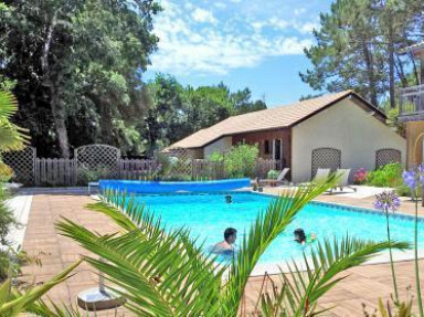 Gîtes Landes, près de Vieux Boucau : plage océane, piscine chauffée