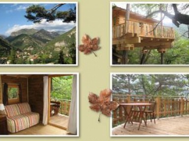 Maisons dans les arbres aux portes du Mercantour - Alpes Maritimes