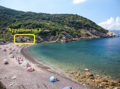 Location Italie en Toscane, au bord de la plage, sur l'Ile d'Elbe