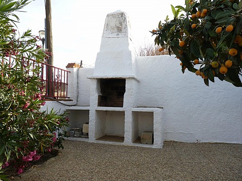 Maison troglodyte Guadix Grand jardin proche Grenade : Cueva Las Rosas