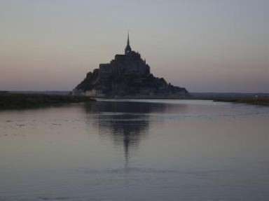 Gîte rural de charme avec vue sur le Mont St Michel depuis la terrasse