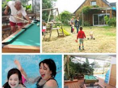 Gîte de groupe avec piscine en campagne près de Nantes