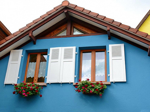 Gîte *** La Maison Bleue en Alsace à Bergheim près de Ribeauvillé