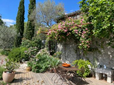 Le Petit Mas à Saint Cerice, belle chambre d'hôtes avec piscine, Vogüé