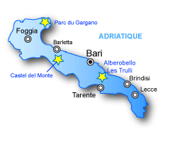 location gite Pouilles, Puglia